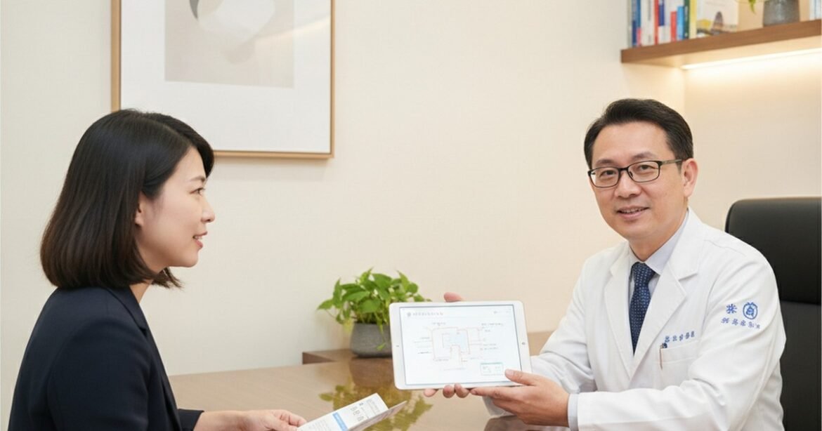 吳芮醫師說明Ultra-Z波如何精準雕塑腰腹部頑固脂肪。